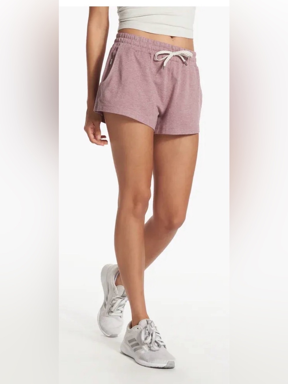 Vuori Lavender Drawstring Athletic Shorts